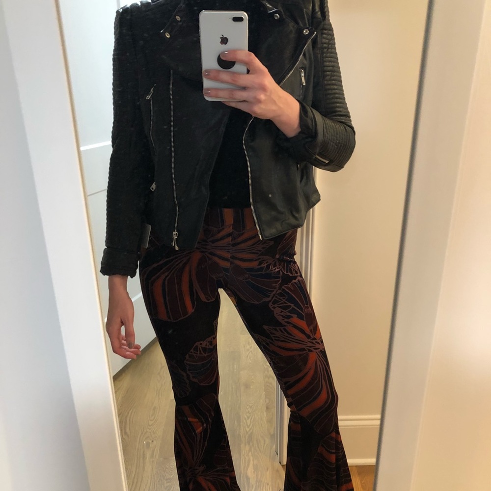 Free People velvet flares
